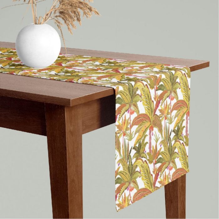 Turnowsky tropical pattern table runner