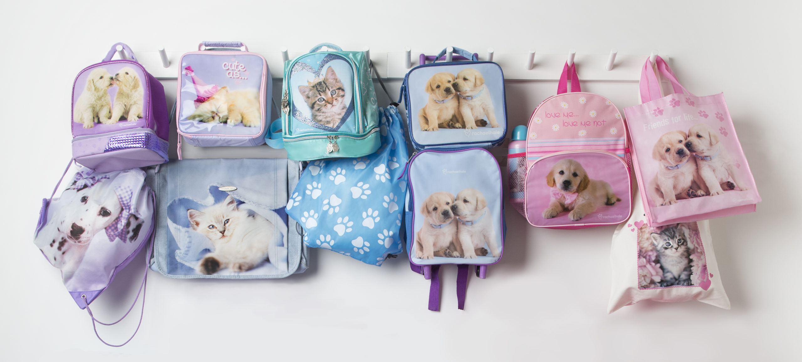 Rachael Hale backpacks and lunchboxes