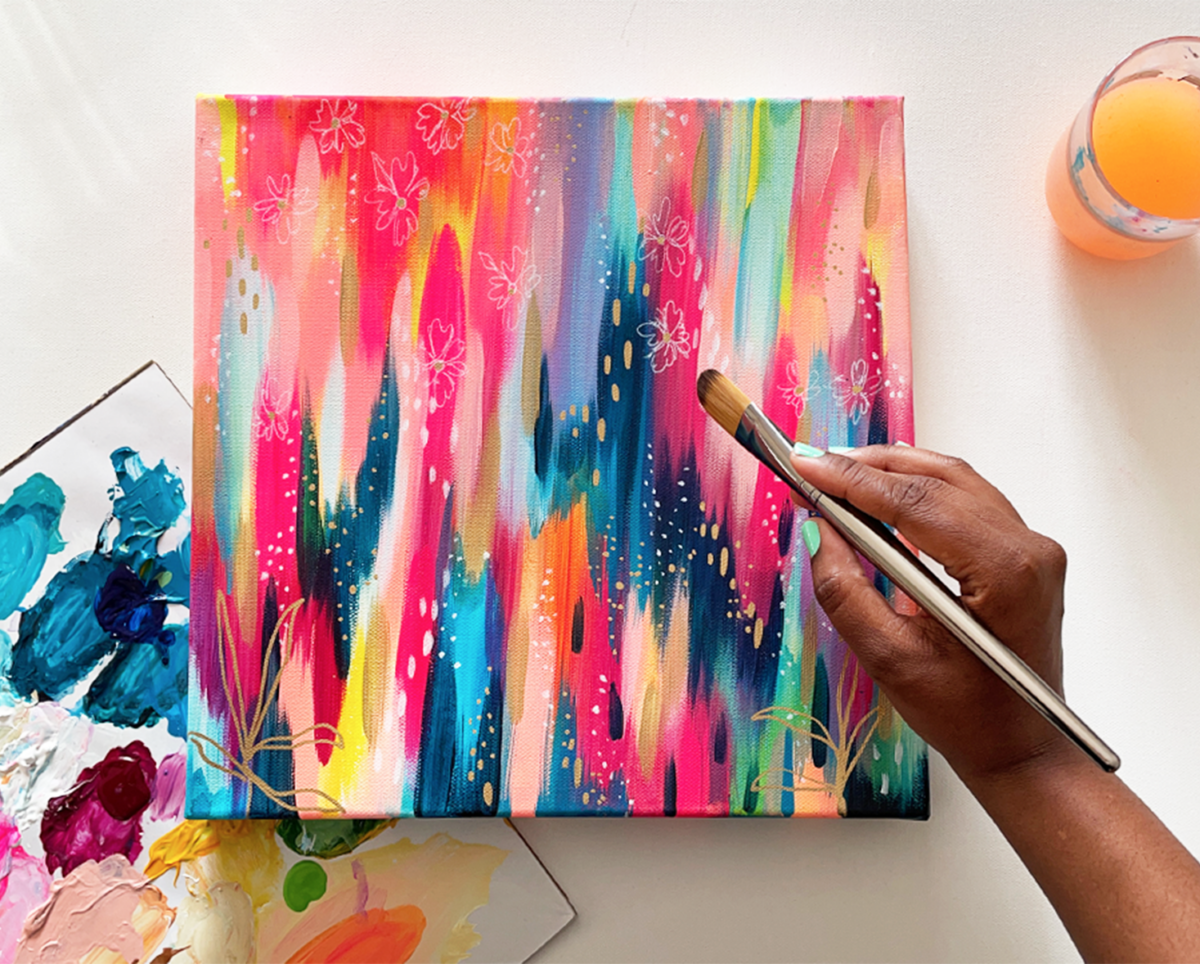 Tap Into Your Creativity with Acrylic Finger Painting — EttaVee