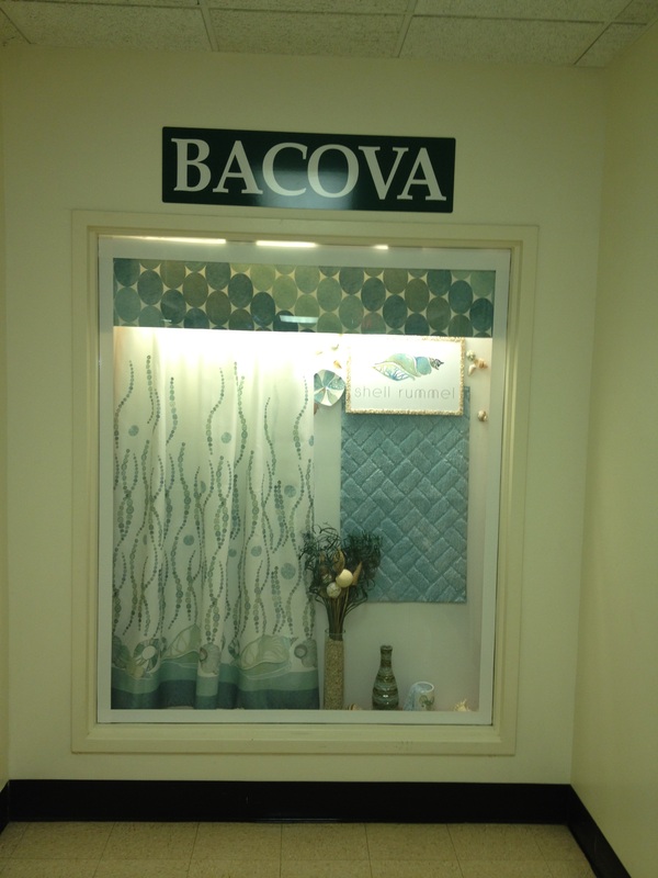Shell Rummel in the Bacova Showroom