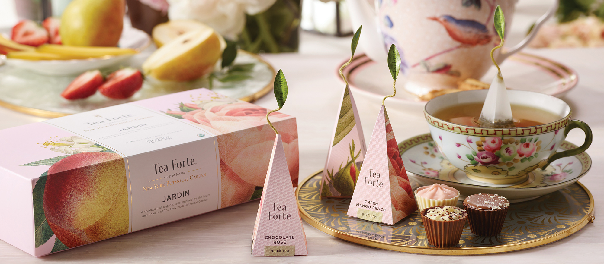 NYBG & Tea Forté Jardin - Jewel Branding
