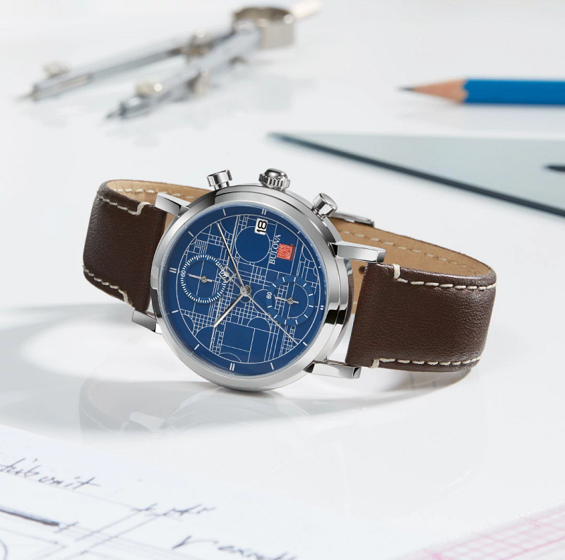 FLW Bulova Blueprint Chronograph