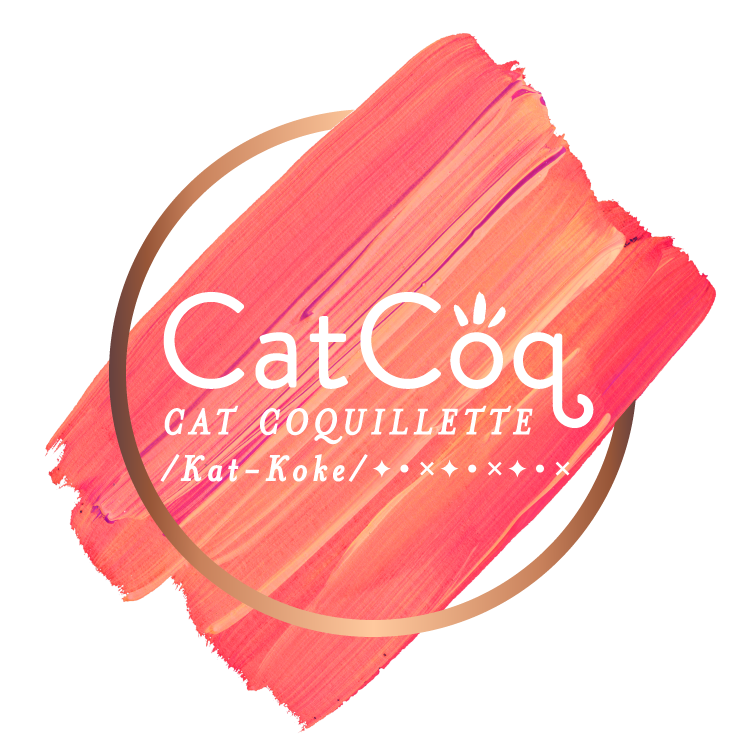 Pink paint with CatCoq logo